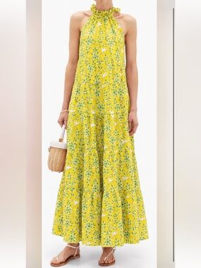 Anthropologie Rhode Resort Tiered Dress - XS